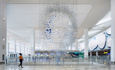 Permanent Installations Unveiled in LaGuardia Airport's New Terminal B ...