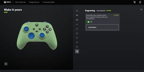 Xbox Design Lab Controller Customization Features