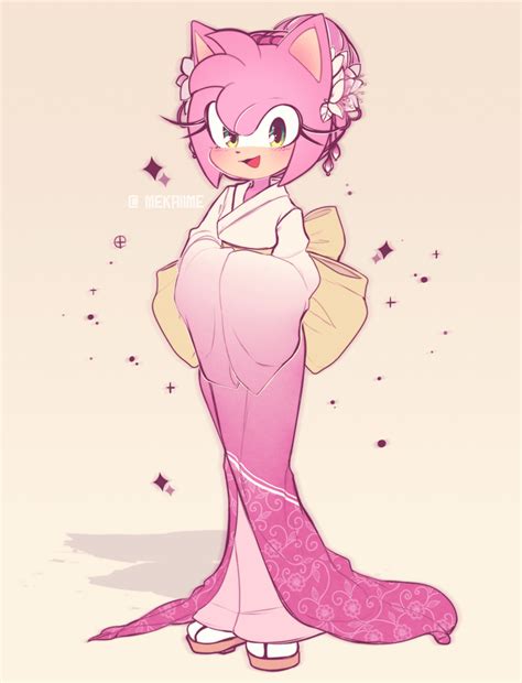 Another Tiny Amy Rose Art By Ribbzey Rsonicthehedgehog