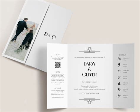 Gatefold Wedding Invitations – Studio Nellcote