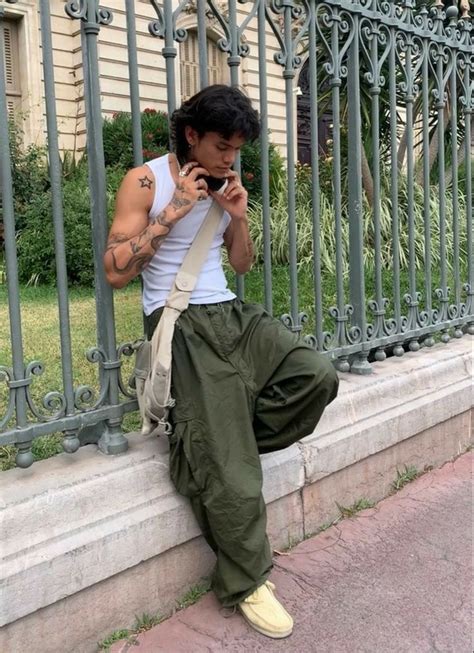 Parachute Pants Pants Outfit Men Summer Outfits Men Stylish Mens