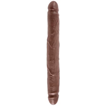 King Cock In Slim Double Dildo Brown Satisfaction