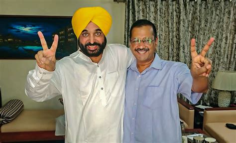 AAP S Arvind Kejriwal Bhagwant Mann On Two Day Gujarat Visit From