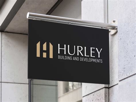 Building Company Logo Design • Hurley Building • White Rabbit