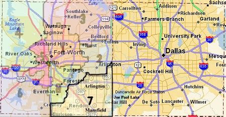 Dallas County Constable Precinct Map