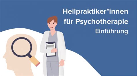 Heilpraktiker Innen F R Psychotherapie Einf Hrung Online Medizin