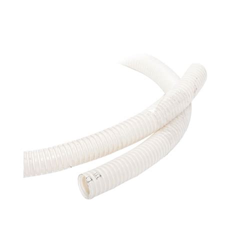 Convoluted Tubing Medium Duty 25mm Pvc Flexible White Arb