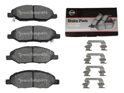 Kit Balatas Herrajes Delante Original Nissan Tiida 2013 2014 Envío gratis