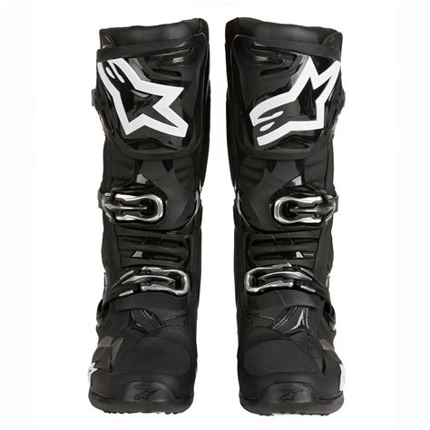 Alpinestars Tech Boots Black Sixstar Racing