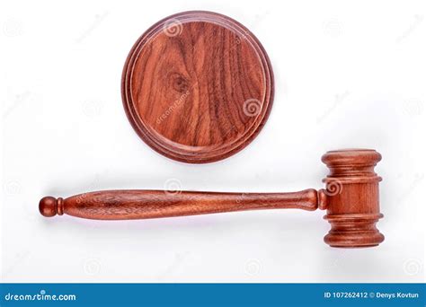 Wooden Judge Gavel With Stand Stock Photo Image Of Bench Justice