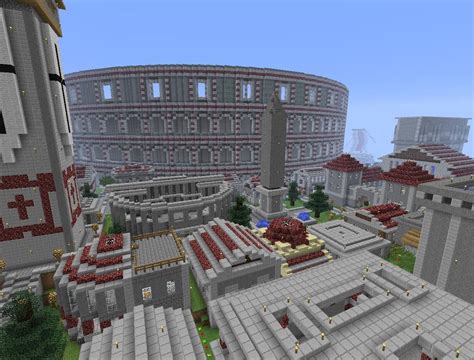 The City Of Rome Minecraft Minecraft Buildings Minecraft Designs