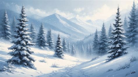 Winter Forest Scenery 4K #5481n Wallpaper iPhone Phone