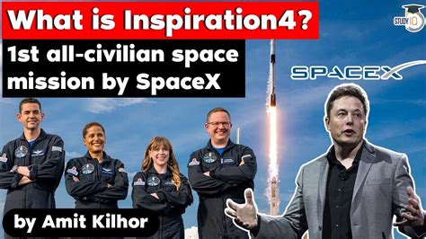 Elon Musk Spacex Inspiration4 First All Civilian Space Mission Upsc