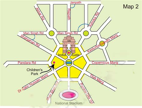 India Gate Map