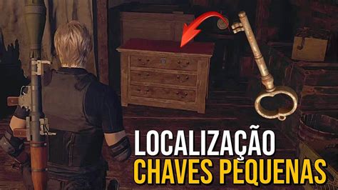 RESIDENT EVIL 4 REMAKE LOCALIZAÇÃO DE TODAS AS CHAVES PEQUENAS DA