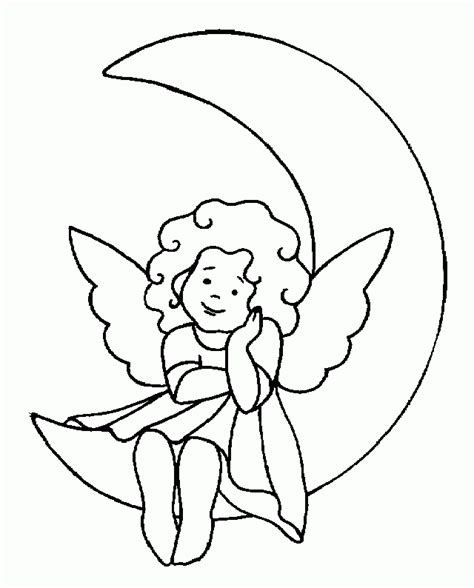 Dibujos De Angeles Para Colorear AZ Dibujos Para Colorear