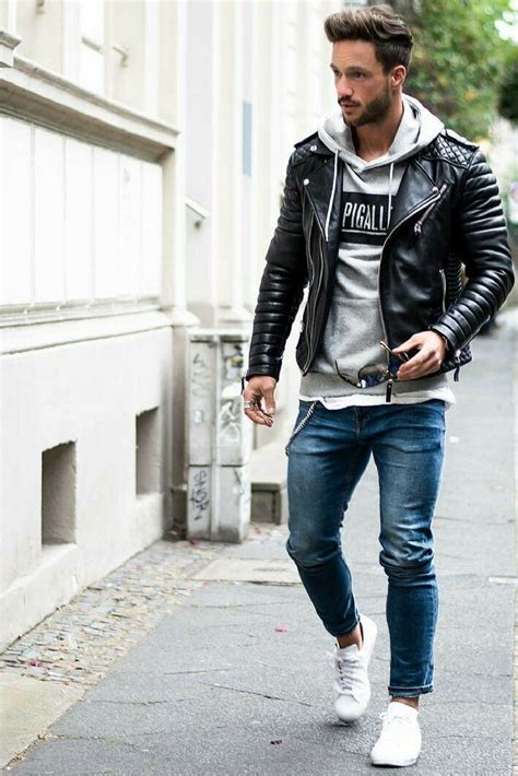 15 Coolest Ways To Wear Leather Jacket This Winter Leather Jacket Outfit Men Leather Jacket