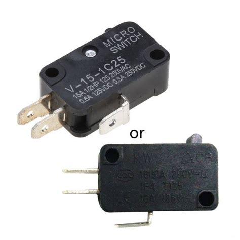 Kw7 0c Ac125v250v 15a Nonc Spdt Push Button Micro Limit Switch Foot