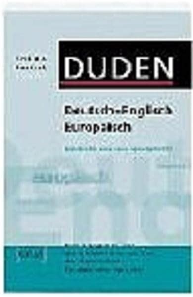 Duden Deutsch Englisch Europäisch Impulse für eine neue