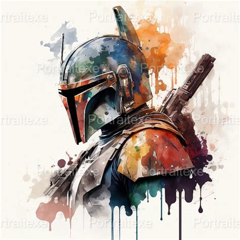 The Mandalorian Poster 4K, Star Wars, Digital Print, Home Decor ...