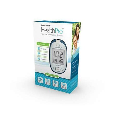 Easy Touch Healthpro Glucose Test Strips Free Glucose Meter Kit