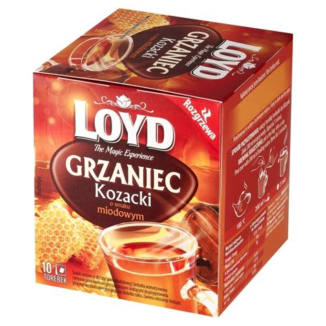 Loyd Środek spożywczy grzaniec kozacki o smaku miodowym 30 g 10 x 3 g