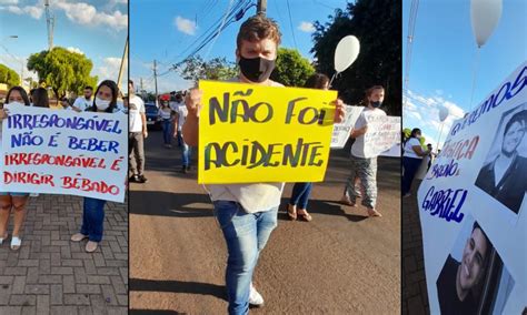 Grupo Faz Passeata Em Mem Ria De V Timas Do Tr Nsito E Pede Justi A