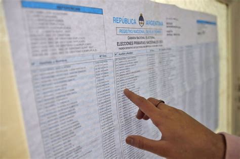 Dónde Voto Consultá El Padrón Electoral De Las Elecciones Paso 2023