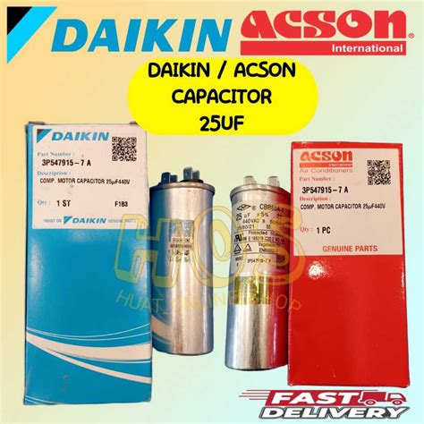 Daikin Acson Capacitor Uf Uf Uf Uf Uf Uf Original Daikin