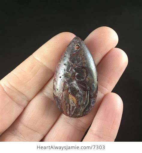 Mexican Crazy Lace Agate Stone Jewelry Pendant Bgta Xxdhtu