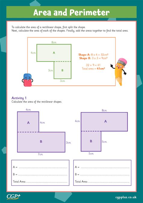 Area And Perimeter Worksheets Year 6