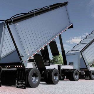 Lizard Superior End Dump Trailer Pack V1 0 0 0 FS25 Mod FS22 Mod