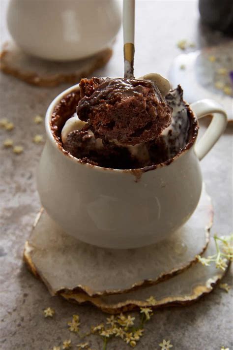 Chocolate Coffee Mug Cake (6 Minute Recipe) - Food Dolls