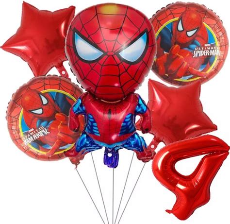 Spiderman Ballon Set X Cm Folie Ballon Superhelden