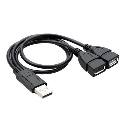 Câble adaptateur cordon d alimentation USB 2 0 A mâle vers 2 double USB