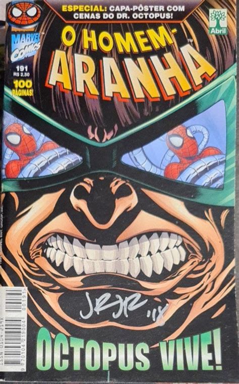 O Homem Aranha Abril 1ª Série AUTOGRAFADA POR JOHN ROMITA JR 191