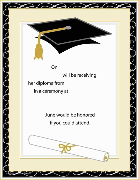 Free Printable Graduation Certificate Templates For Word Printable