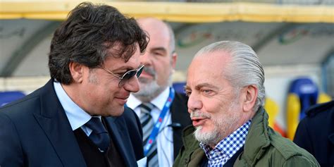 Giuntoli E De Laurentiis Siparietto Alla Festa Napoli Che Successo