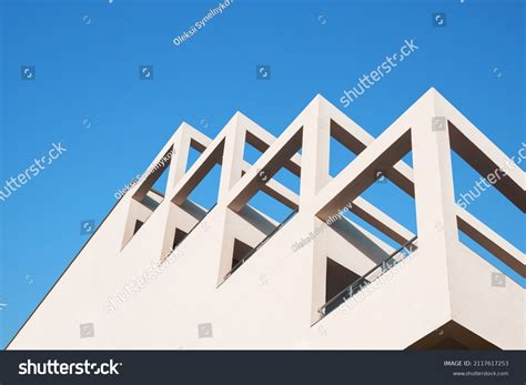 Modern Architecture Minimal Building Abstract Concrete Stock Photo 2117617253 | Shutterstock