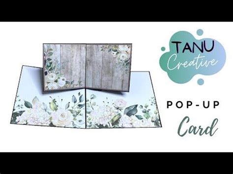 Photo Pop Up Card Easy Tutorial Youtube Pop Up Cards Card