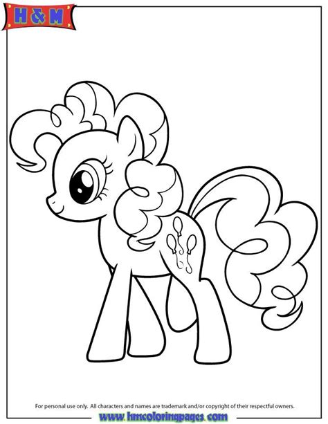 Pinkie Pie My Little Pony Cartoon Coloring Page #cartoon #coloring # ...