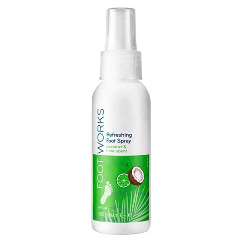 Spray Refrescante Para Pies Con Aroma De Coco Y Lima