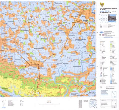 Purbalingga (1308-621) Map by Badan Informasi Geospasial | Avenza Maps