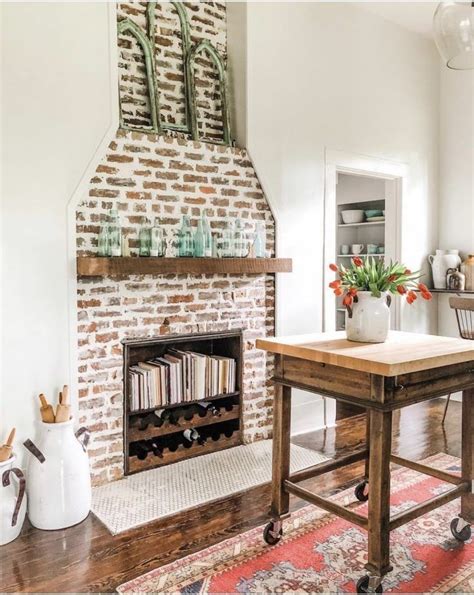 Exposed Brick Fireplace Ideas Fireplace Guide By Linda