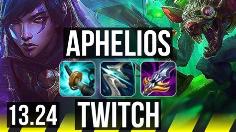 APHELIOS Braum Vs TWITCH Lulu ADC 20 0 6 Rank 3 Aphelios