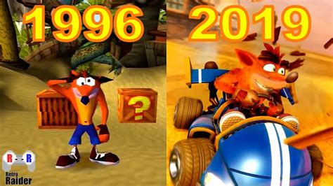 Evolution Of Crash Bandicoot Games Retro Raider Youtube