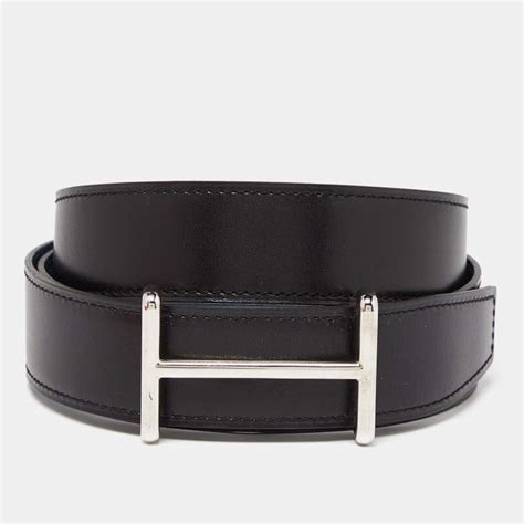 Hermes Noir Bleu De Presse Chamonix And Togo Leather Idem H Buckle