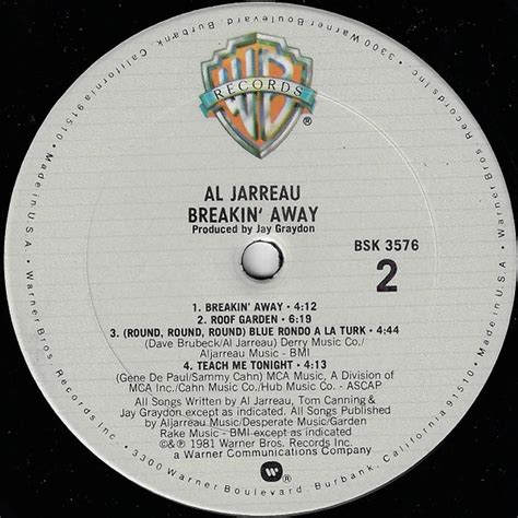 Al Jarreau Breakin Away Vinyl Lp Us Original Hhv