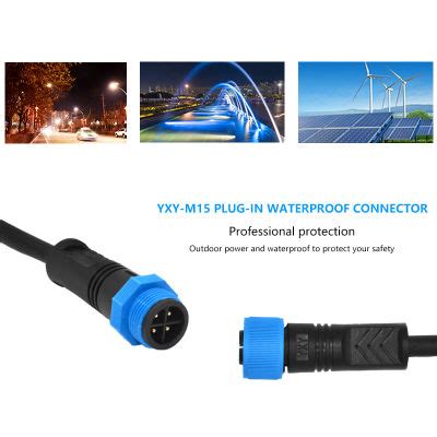 Yxy M Electrical Ip Waterproof Pin Electric Male Female