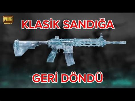 Buz diyarı m416 klasik sandığa geri döndü Pubg Mobile Sandık